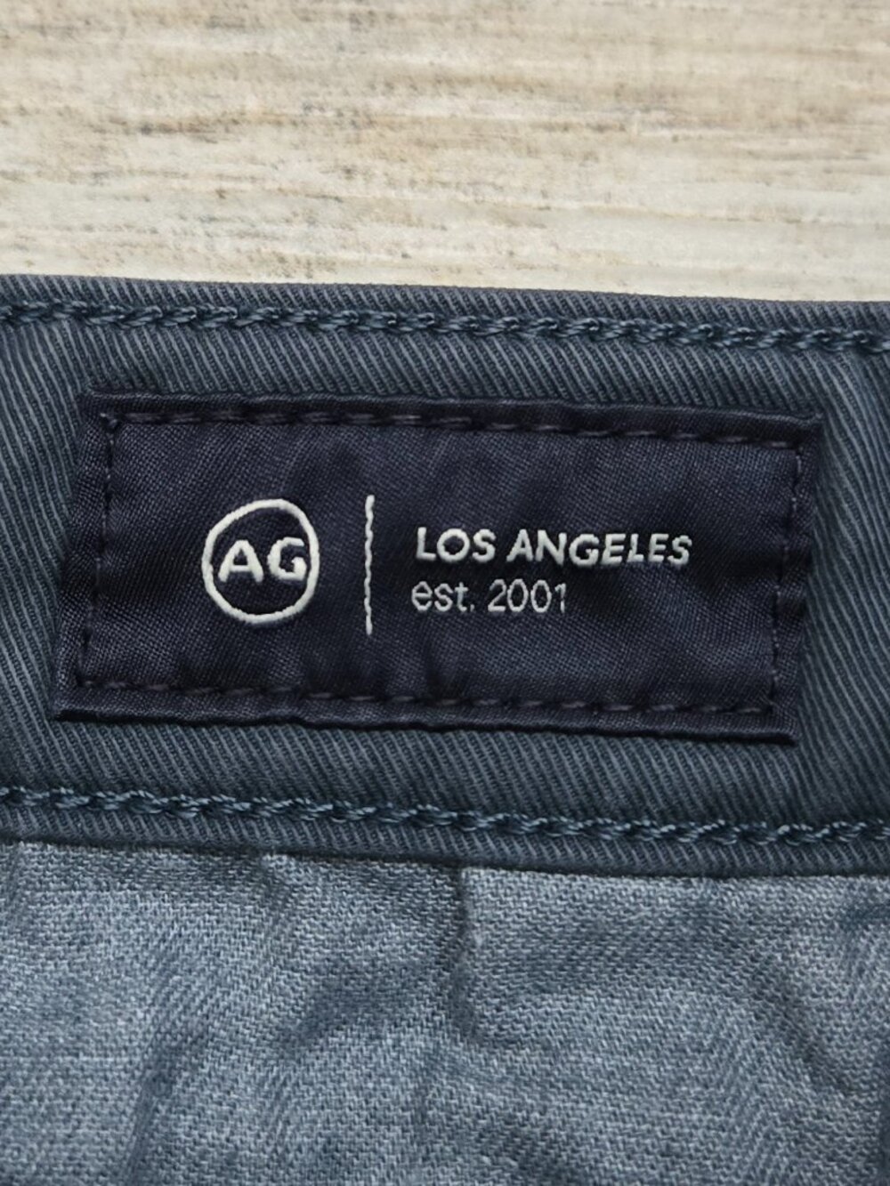 Adriano Goldschmied Jamison Skinny Chino Pants Mens Faded Blue Office 31x32 - Picture 5 of 6